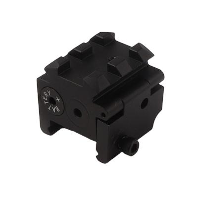 China Hunting Tactical Mini Adjustable Compact Red Dot Laser Sight with Detachable 20mm Picatinny Rail Mount for Outdoor Hunting for sale