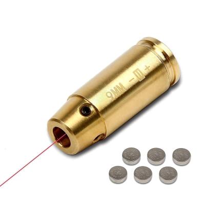 China Tactical Hunting Brass 9mm Laser Hole Sight .38 Caliber Cartridge Red Laser Hole Sight for sale