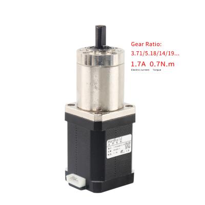 China Manufacturer Supplier Custom 17HS6401S-PG5.18 GearStepper Gear Stepper Motor 70.N.cm Insulation Steel Linear Reducer Turbine for sale