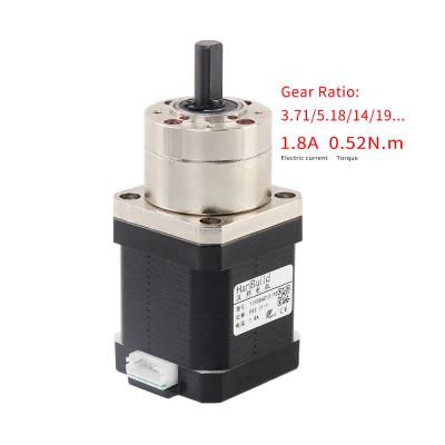 China Interesting price new steel type popular gear 17HS8401S-PG5.18 stepper motor linear actuator for 3D printer gear nema17 stepper motor for sale