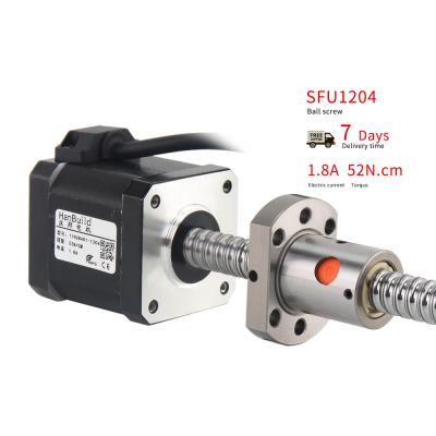 China Hotels 17hs8401S-SFU1204 300mm Angle 1.8A 52N.CM Ball Screw Motor 1.8A 52N.CM Degree For 3D Printer nema17 Ball Screw Motor for sale