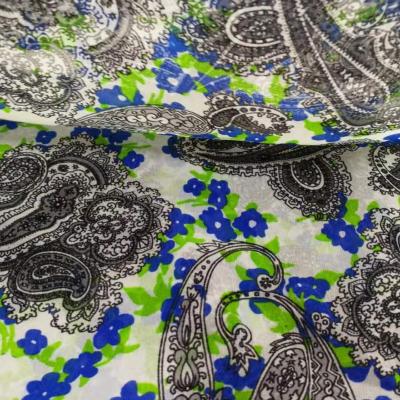 China FACTORY Breathable DIGITAL PRINT CHIFFON PURE SILK FABRIC for sale