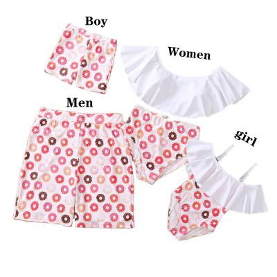 China Wholesale Breathable Uniform Warm Kids Swimwear Custom Family Bikinis Suits Child Kids Swimwear for sale