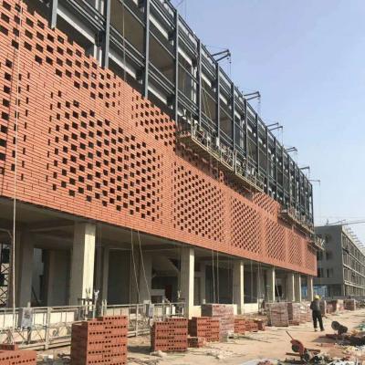 China Easily Assembled Traditional Ceramic Cladding Bricks For Exterior Structural Facade System for sale