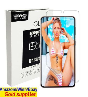 China Waillynice support unique custom fingerprint open full cover tpu hydrogel 3d screen protector film for samsung s21 ultra for sale