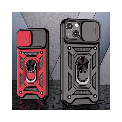 China Armor Shockproof Magnetic Ring Stand Shockproof Case For iPhone 13 12 11 Pro X Max XR XS 12 13 Mini 7 8 Max Plus 11Pro for sale