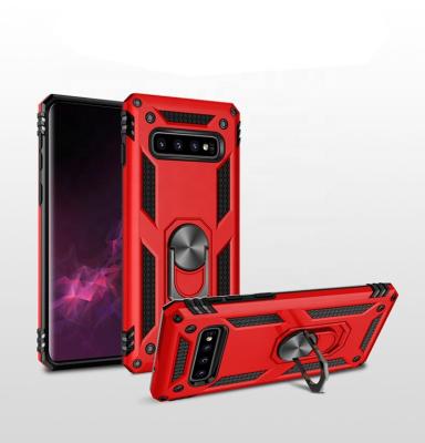 China Lite Ring Armor Shockproof Phone Case Shockproof Cover For Samsung Galaxy S7 S8 S9 S10 S10E Plus Note 8 Fe 9 10 S20 Ultra for sale