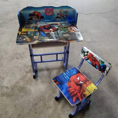 China Childrens  Small Study Table And Chair Set Modern Metal 72x50x10cm for sale