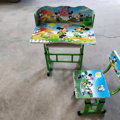 China Animal Style Childrens Desk Chair With Storage Purple Blue Cartoon for sale