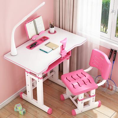 China Children'S Multifunctional Study Drawing Height Adjustable Desk Chair Set 70x44cm for sale