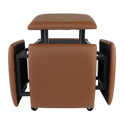 China Rubik'S Multi Upholstered Cube Stool 5 In 1 Restaurant Light Luxury for sale