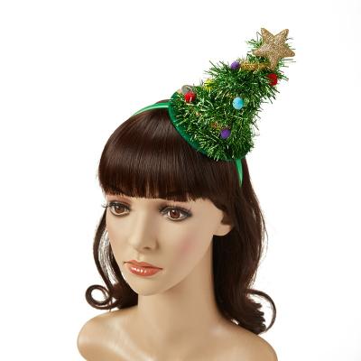 China 2021 Lovely Star Christmas Tree Fashionable Big Headband For Kids for sale