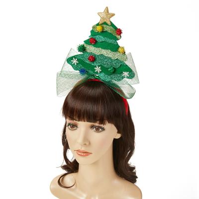 China Beautiful Shaped New Product Christmas Tree With Golden Star Headband For Party for sale