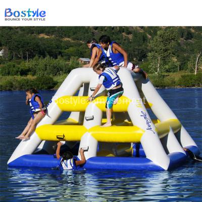 China PVC Inflatable Water Sports Park Games Equipment , Inflatable Water Climb Tower for sale