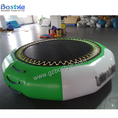 China Plato PVC Tarpaulin Commercial Outdoor Inflatable Water Trampoline Park, Used Water Trampoline For Sale for sale