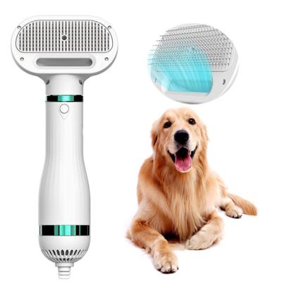 China Factory Stocked Directly Professional 3 Heat Settings Pet Hair Brush Dog Dryer with Mold Slicker Brush 3 in 1 Pet Hair Dryer Pet Blow Dryer for sale