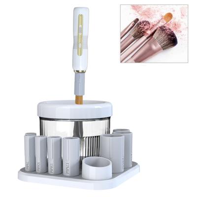 China 34*166mm High-speed Electric Brush Cleaner Machine Makeup Brush Cleaner Dryer Spinner Automatic Makeup Brush Tools for sale