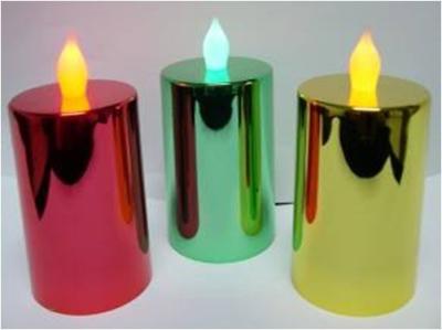 China Electroplating Led Candle for sale