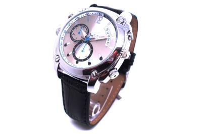 China leather watchband smart watch bluetooth black silver color for sale