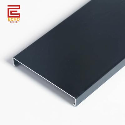 China Versatile Listello Wall Edge Tile Trim Decoration Black Tile Border Trim for sale