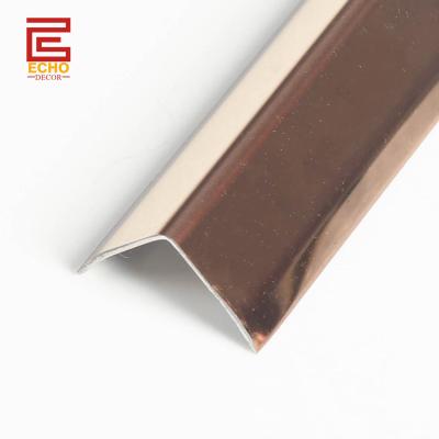 China Outside Metal Edge Tile Trim 90 Degree Corner Tile Capping Trim for sale