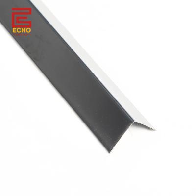 China Decorative Stainless Steel 20mm Black Tile Trim Metal Tile Trim After Tiling for sale