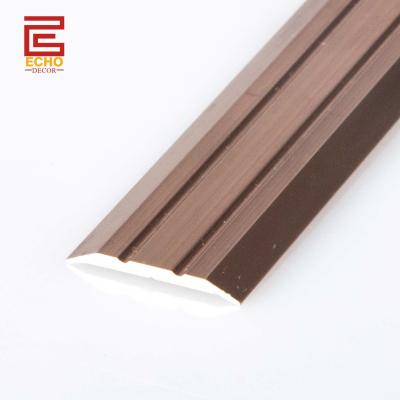 China Aluminium Flat Self Adhesive Flooring Transition Strips Door Bar Threshold Trim 2m for sale