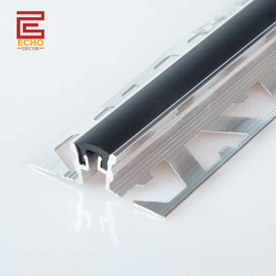 China Alu Floor Transition Strips Concrete Tile Expansion Joint Strips For Flooring for sale