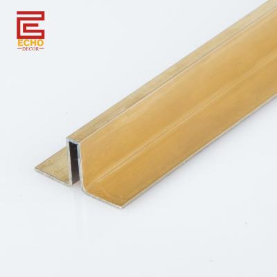 China Golden Floor Transition Strips Metal Tile To Tile Transition Strips Customized for sale