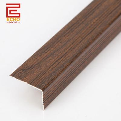 China Aluminium selbstklebende Treppe Nase Trim Vinyl Treppe Nase Profil zu verkaufen