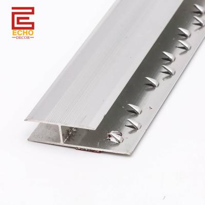 China Flooring Carpet Trim Metal Cover Wide Carpet To Tile Trim Transition Strip for sale