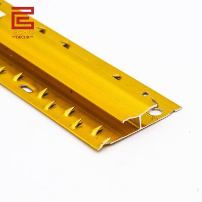 China Modern Anodized Aluminum Carpet Trim Metal Carpet Edge Trim for sale