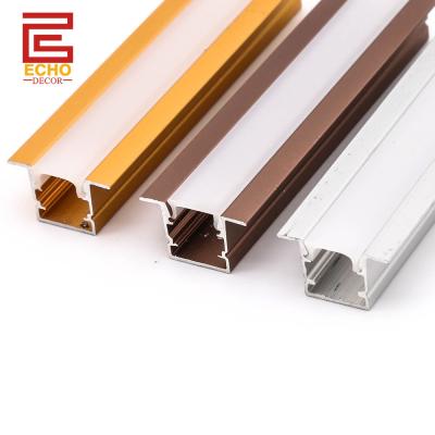 China Flexible Recessed LED Profile Aluminium LED Lighting Profile for sale