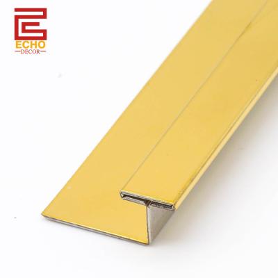 China Metal Antique Bronze Stainless Steel Tile Trim SS 201 304 316 Tile Edging Trim for sale