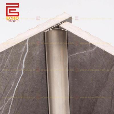 China Stainless Steel Tile Trim Inside Corner Metal Trim for Wall Edges for sale