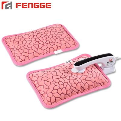 China FLANNEL Pillow Shape Bag Hot Pack Rechargeable Heating Electric Hot Water Bottle for sale