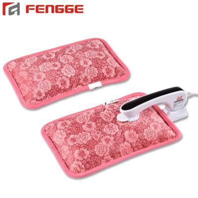 China Portable Rechargeable FLANNEL Pillow Shape Hand Warmer Heat Pack Electric Hot Water Bag for sale