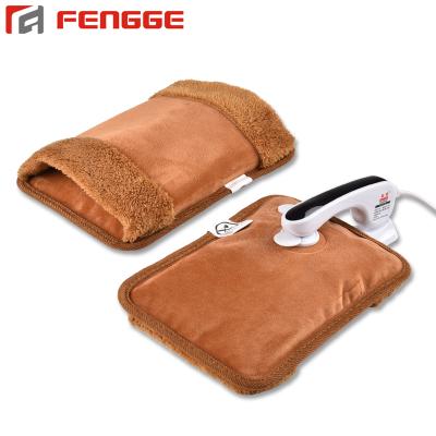 China Rechargeable FLANNEL Hand Pillow Heat Warmer Pack Electric Hot Water Bag for sale