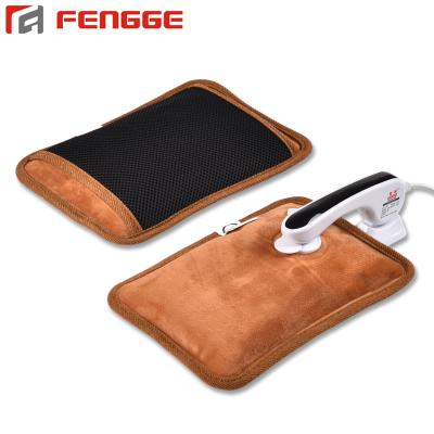 China Rechargeable FLANNEL Hand Warmer Heat Pack Electric Hot Water Bag With Cover for sale