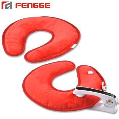 China FLANNEL U Shape Electric Heating Pack Neck Warmer Rest Rechargeable Hot Water Bag for Neck and Shoulders for sale