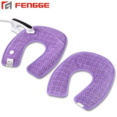 China FLANNEL U Shape Rechargeable Heat Pack Electric Neck Warmer Hot Water Bag For Neck And Shoulders for sale