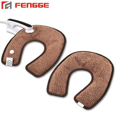 China FLANNEL U Shape Pack Neck Warmer Rechargeable Hot Water Electric Heating Pillow for Neck and Shoulders for sale