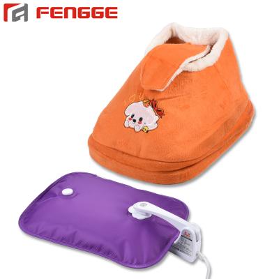 China Rechargeable FLANNEL Heat Pack Foot Warmer Electric Hot Water Bottle Warmer Feet for sale