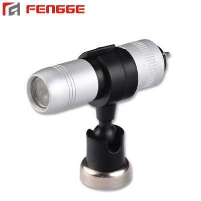 China Small Magnetic 3 LED LED Torch Light Aluminum Magnetic Mini Torch Light BBQ Lamp with Magnet Base for BBQ Grill for sale