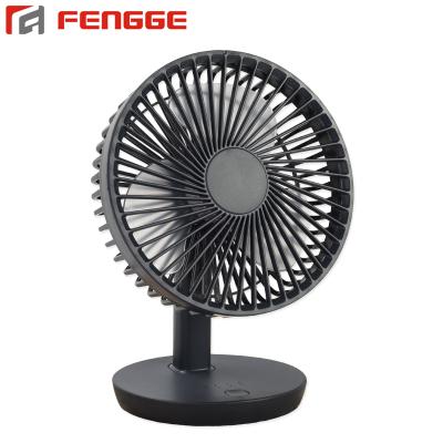 China USB 5V Car Air Cooling Personal Rechargeable Fan Mini Fan 3 Modes Small Speed ​​Plastic Electric Desktop for Desk and Table for sale