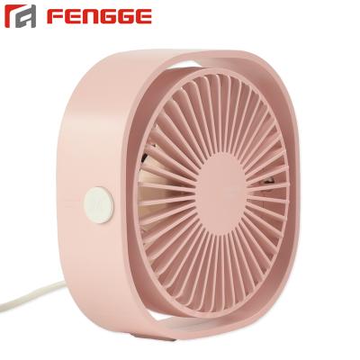 China Unique Design Car Plastic Electric Desk Fan 5V Table Fan 3 Speed ​​Modes Small USB Personal Mini Desk Fan For Air Cooling for sale