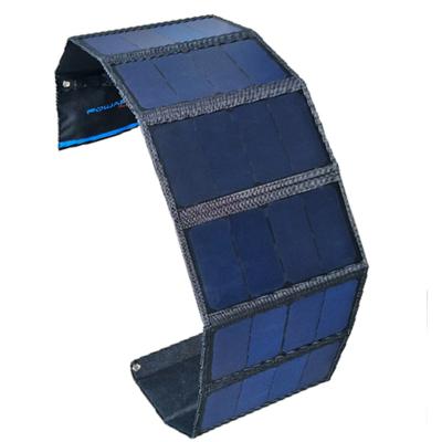 China 60W Solar Panel 60W USB Solar Cell Charger Waterproof 5V Power Battery Folding Outdoor Mobile Battery Sun Charging Mobile Phones USB Charging for sale