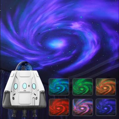 China Modern Home Bar Bedroom Decoration Lamp Projector Galaxy Star Capsule Space Astronauta Starry Sky Night Lights Kids Gift for sale