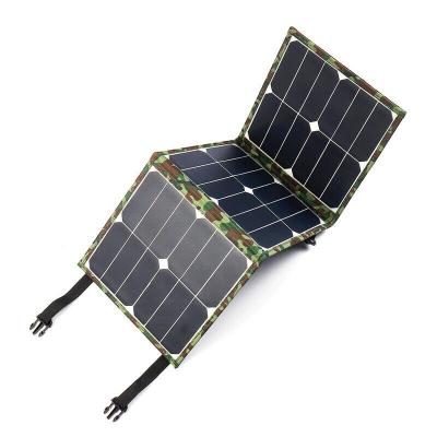 China Hot Selling China Solar Cell Phones Battery 60W19-24V Portable Folding Collapsible Solar Panel Charging For Outdoor Camping for sale