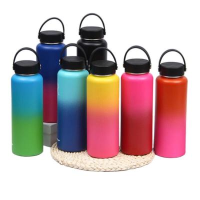 China 32oz 40oz 50oz 64oz Sustainable Water Bottle Double Wall Insulated Stainless Steel Water Bottle for sale